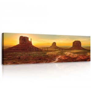 Tablou canvas: Monument Valley - 145x45 cm