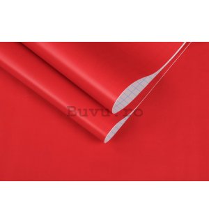 Folie autoadezivă de perete roșu 45cm x 3m