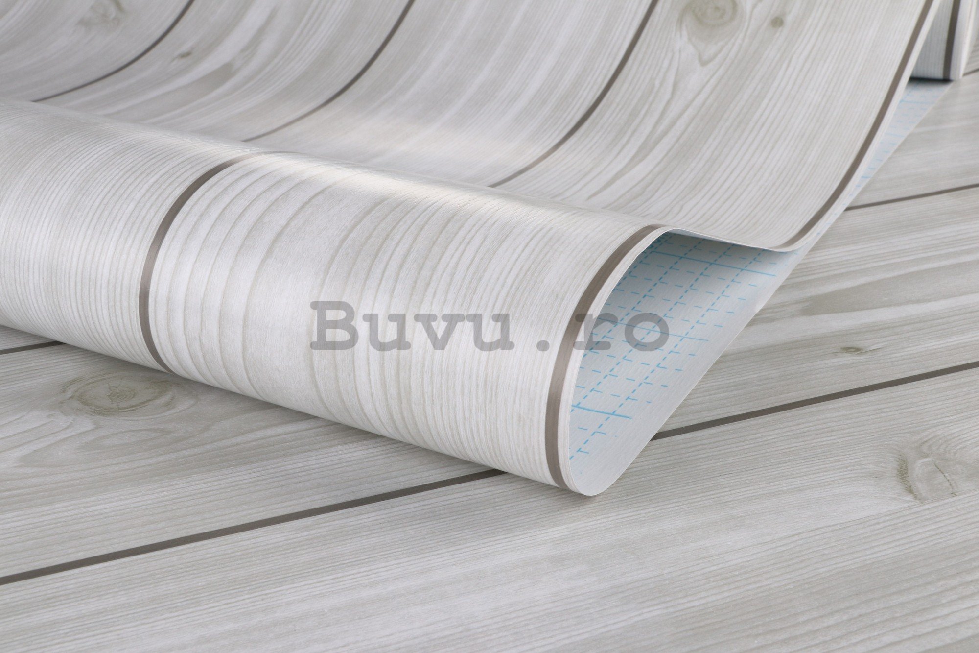 Tapet autoadeziv pentru mobilier scânduri de lemn alb 45cm x 8m
