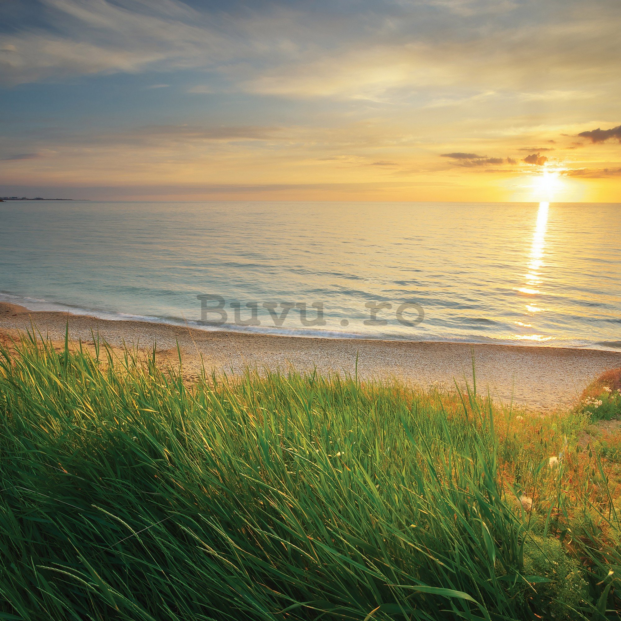 Fototapet vlies: Plajă la apus de soare - 152,5x104 cm