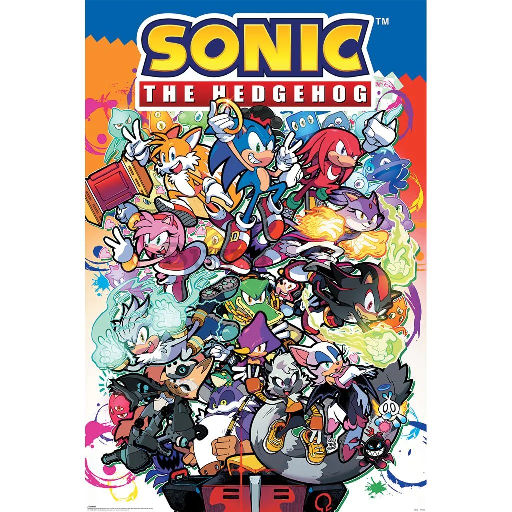 Poster - Sonic The Hedgehog (Sonic Comic Characters)
