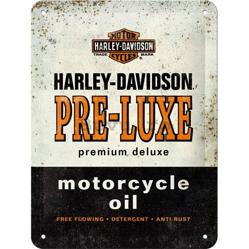 Placă metalică: Harley-Davidson Pre-Luxe - 15x20 cm