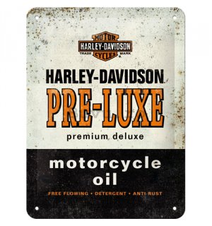 Placă metalică: Harley-Davidson Pre-Luxe - 15x20 cm