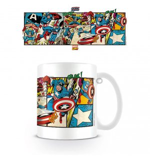 Cană - Marvel Comics (Captain America Panels)