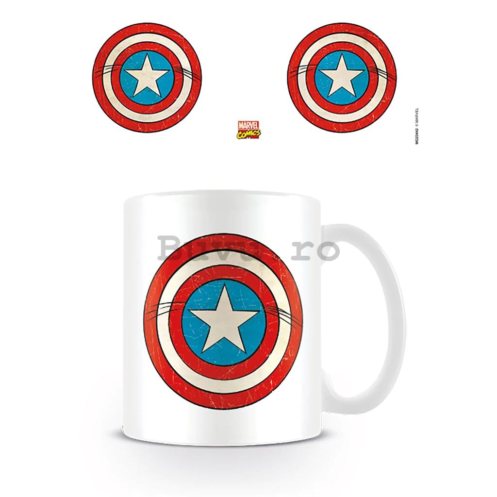 Cană - Marvel Comics (Captain America Shield)