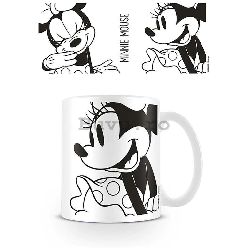 Cană - Minnie Mouse (B&W)