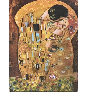 Tablou canvas: Sărutul, Gustav Klimt - 75x100 cm