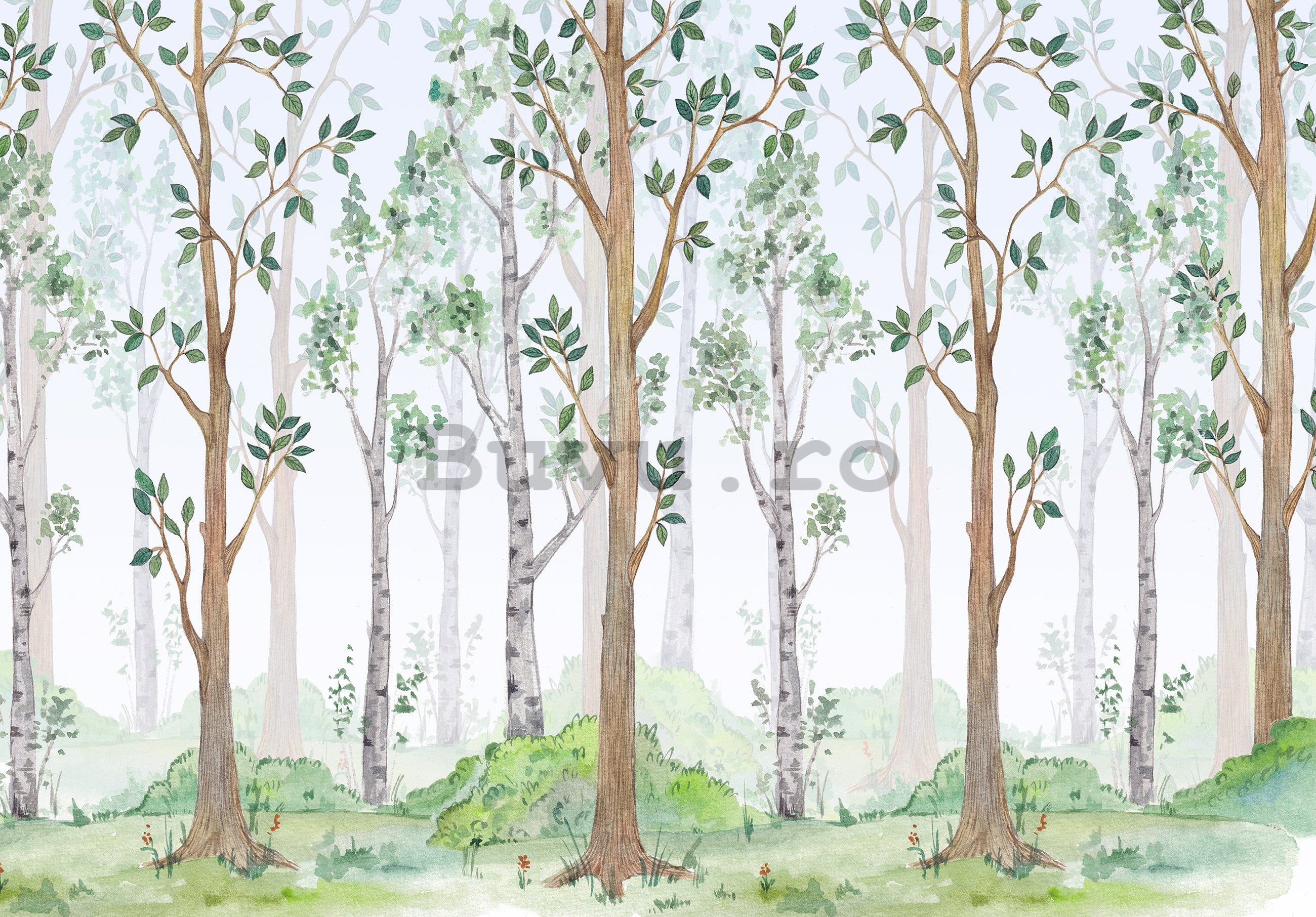 Fototapet vlies: Pădurea copiilor - 368x254 cm