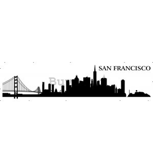Abțibild pentru perete - San Francisco