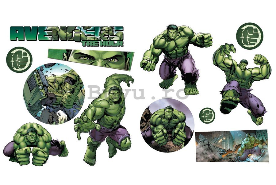 Abțibild pentru perete - Avengers The Hulk (1)