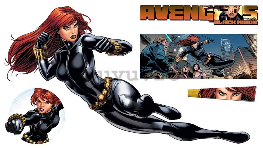 Abțibild pentru perete - Avengers Black Widow (3)
