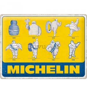 Placă metalică: Michelin - Logo Evolution - 40x30 cm