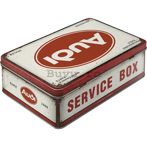 Cutie metalică plată - Audi - Service Box