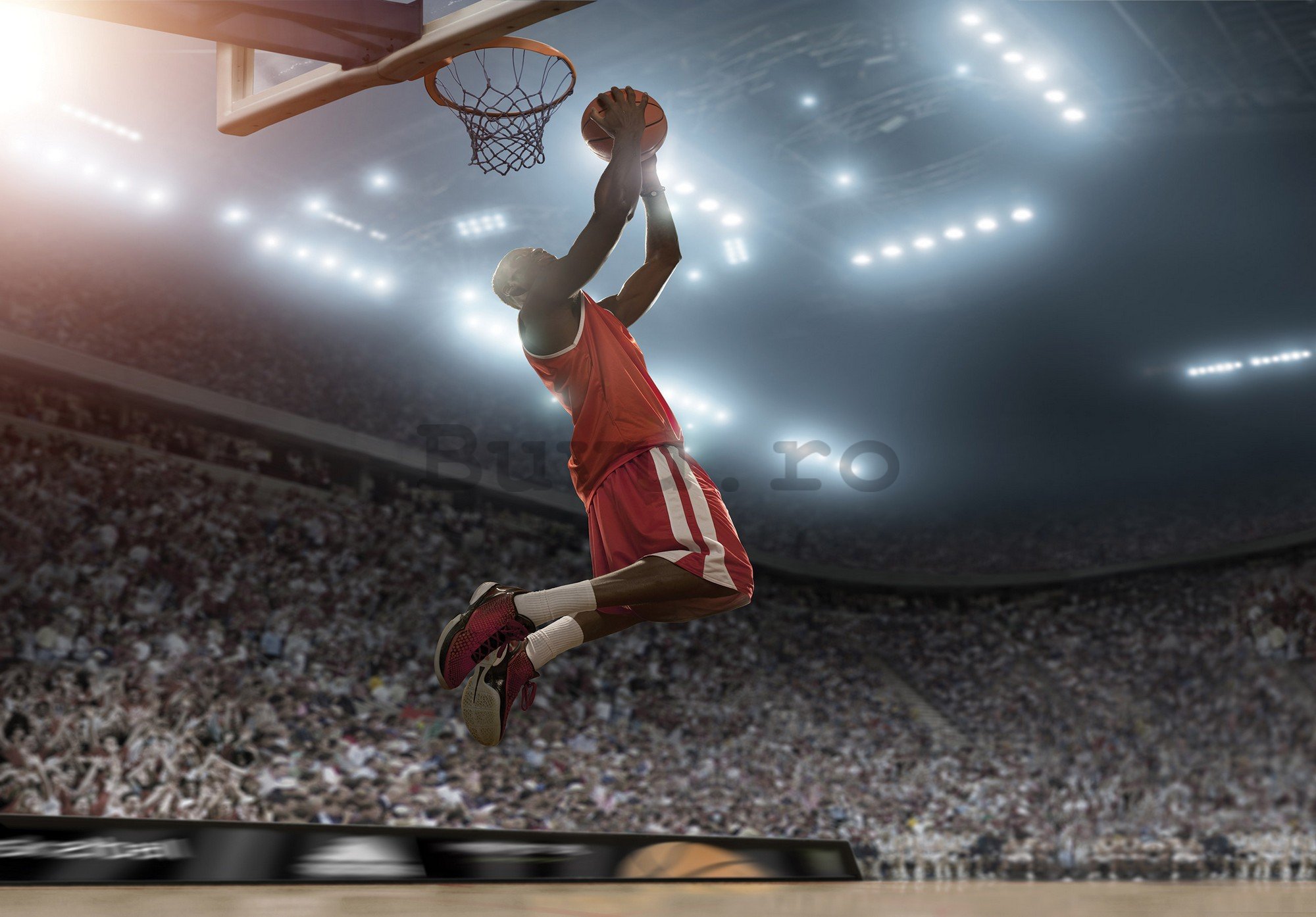 Fototapet vlies: Basketball player - 254x184 cm