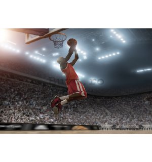 Fototapet vlies: Basketball player - 254x184 cm
