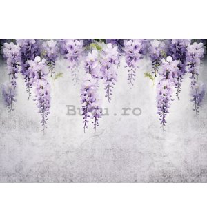 Fototapet vlies: Flowers Violet Wisteria Romantic (1) - 254x184 cm