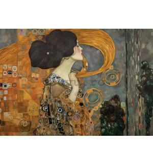 Fototapet vlies: Imitation painting woman Klimt - 368x254 cm
