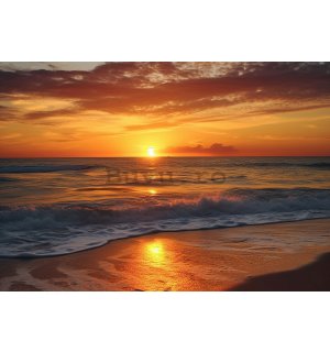 Fototapet vlies: Sea sunrise - 368x254 cm