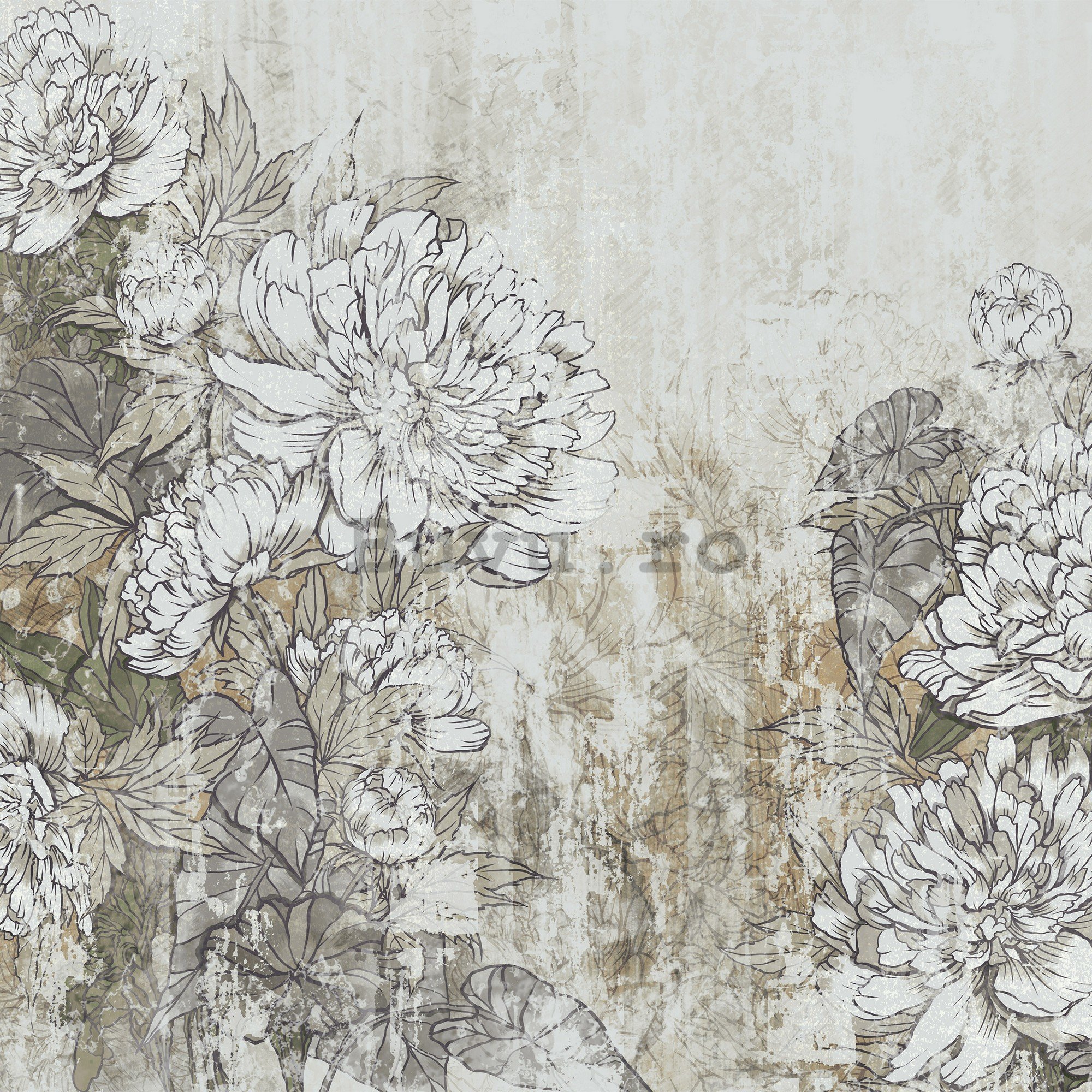 Fototapet vlies: Flowers (2) - 368x254 cm