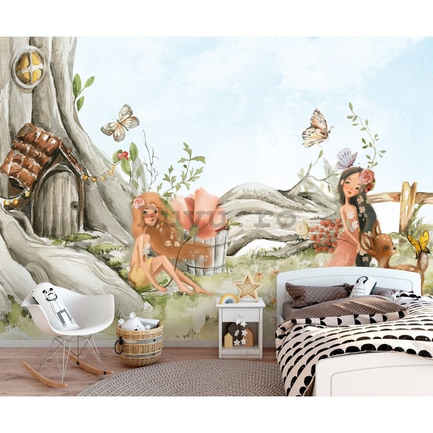 Fototapet vlies: For kids fairytale fairy -152,5x104 cm