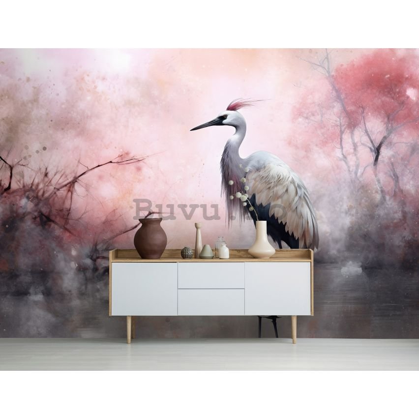 Fototapet vlies: Art Abstract Birds -152,5x104 cm
