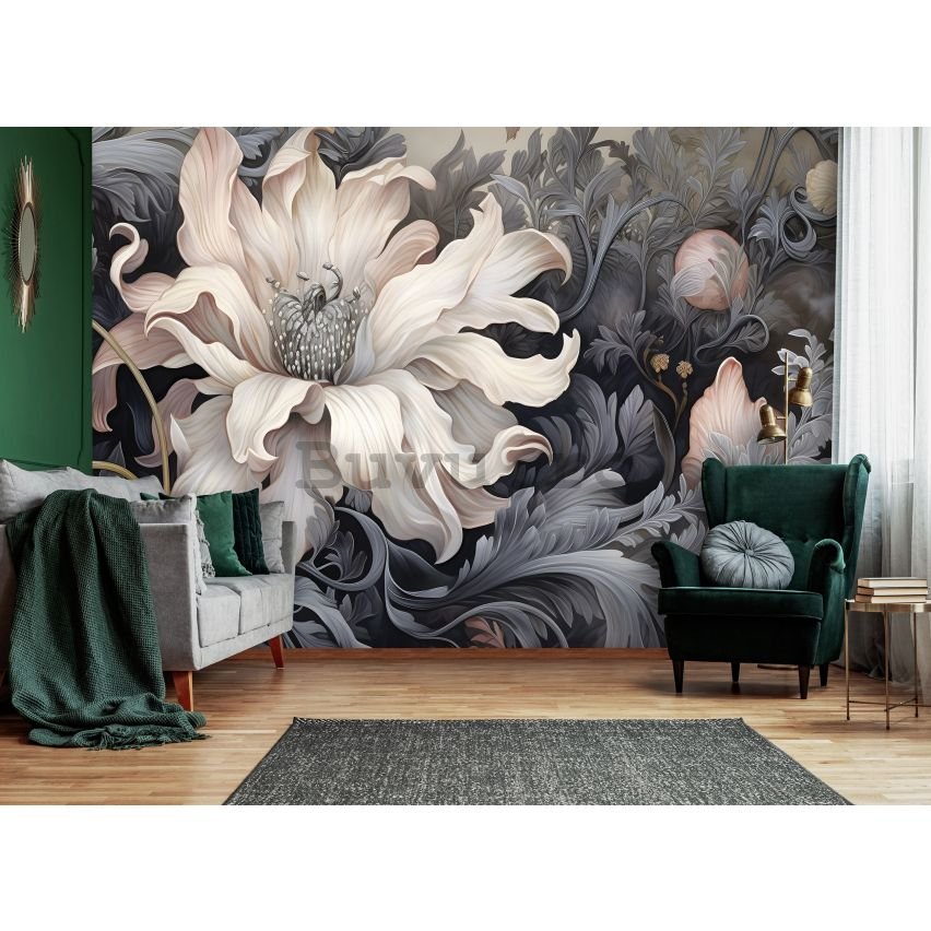 Fototapet vlies: Art Nature Abstract Big Flower -152,5x104 cm