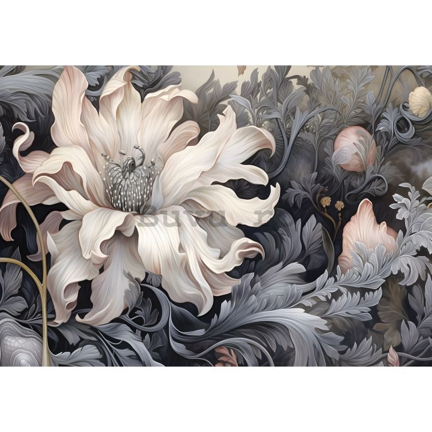 Fototapet vlies: Art Nature Abstract Big Flower - 104x70,5 cm