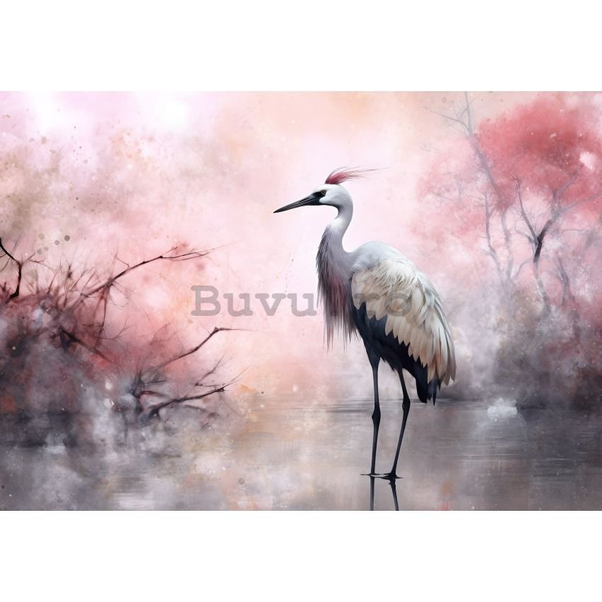 Fototapet vlies: Art Abstract Birds - 416x254 cm